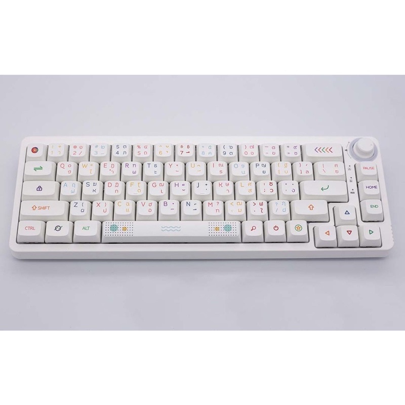 Keycap Neon Thái Cho Bàn Phím Cơ Chất Liệu PBT Profile XDA In Dyesub 127 Phím | GEARBROS