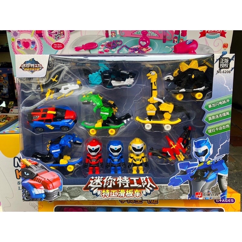 Đồ Chơi Mô Hình MINIFORCE Bộ Miniset Biệt Đội Siêu Nhân Nhí