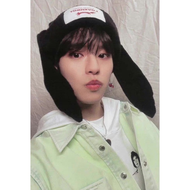 Mũ Len Dệt Kim Tai Thỏ Dài Phong Cách Kpop Stray Kids Kim Seung-min Thích Hợp Làm Quà Tặng