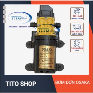 Máy bơm nước đơn mini 9V-14V tem vàng bơm rửa xe, trợ lực vòi sen, máy giặt, phun sương, phun xịt thuốc trừ sâu