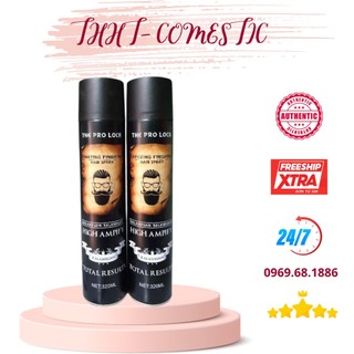 Gôm, keo xịt tóc the pro lock vàng 420ml tạo kiểu giữ nếp cho tóc. hàng chính hãng