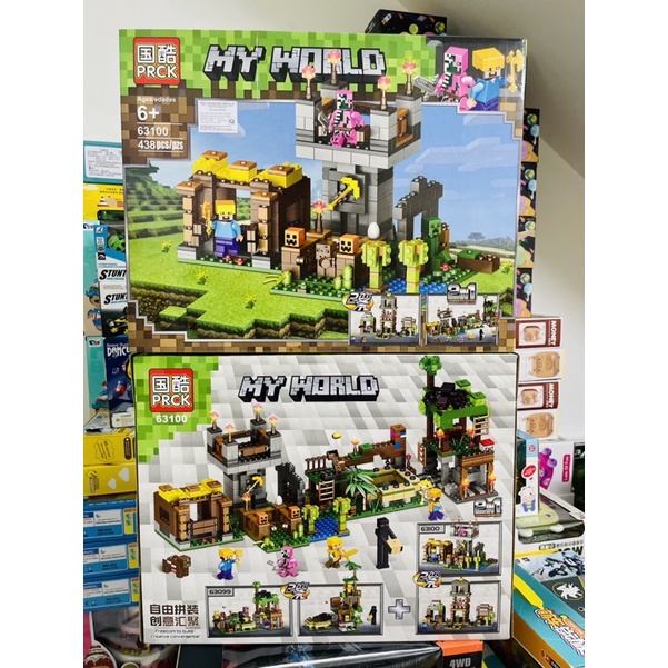 LEGO Lắp ráp xếp hình Minecraft My World tháp canh phòng 63100 HỘP SIÊU TO SIÊU BỰ