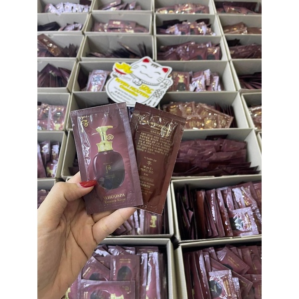 Combo 10 gói dầu gội dầu xả Whoo đông y 8ml