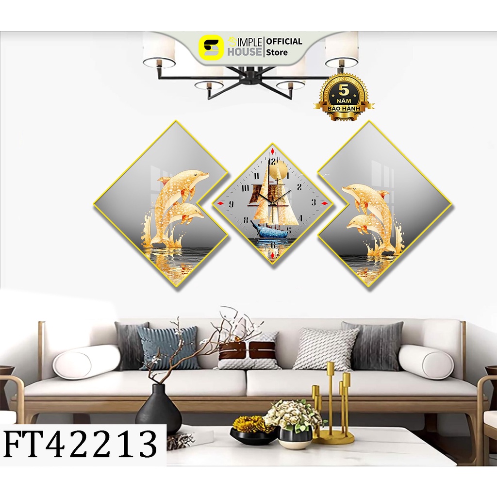 Tranh Tráng Gương Đối Xứng  - Simple House, Treo Tường/Trang Trí Phòng Khách, Decor Phòng Làm Việc/ Phòng Ngủ