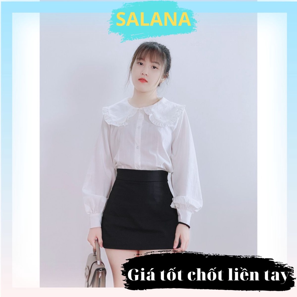 Áo sơ mi nữ tay dài 4YOUNG đồ công sở A127
