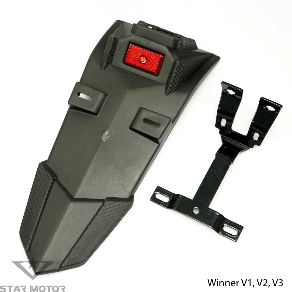 Chắn bùn FZ kèm bát chống rung dành cho Exciter 150, 155 - Winner V1,V2,V3