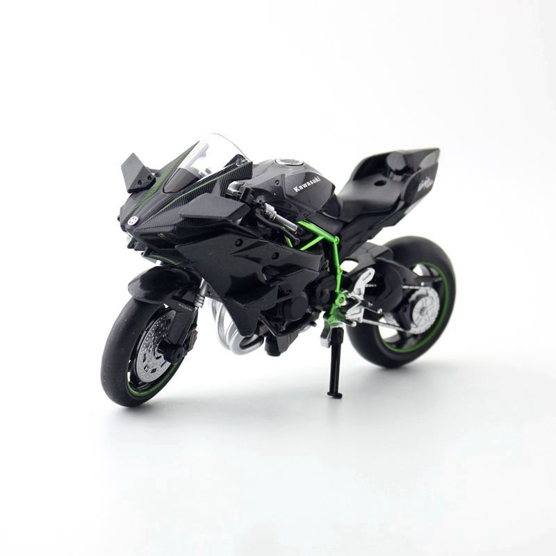 ❀✳Mô Hình Xe Mô Tô Kawasaki Ninjia H2r Tỉ Lệ 1: 12