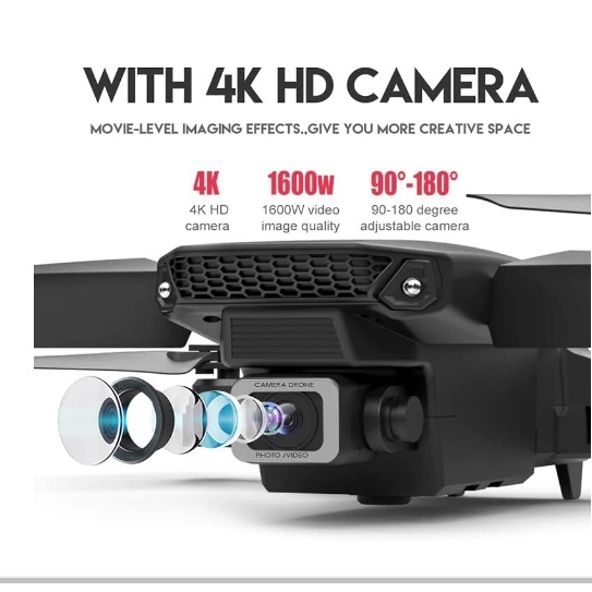 Flycam điều khiển từ xa tích hợp Camera kép 4K Ultra HD ☘️ FREESHIP ☘️