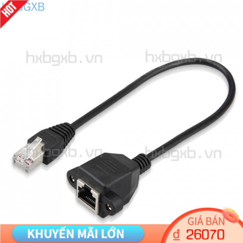 Dây Cáp Chuyển Đổi Rj45 0.6m Đầu Đực Sang Đầu Cái Rj45