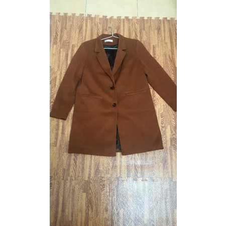 Áo khoác dạ cổ 2 ve 1 hàng khuy_ Adrore dress