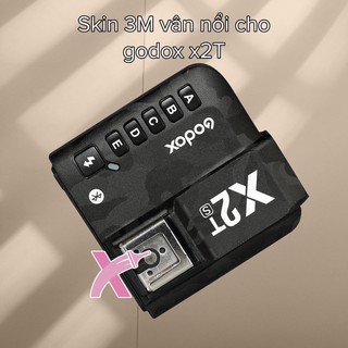 Miếng dán, skin 3M vân mổi cho Trigger godox X2T
