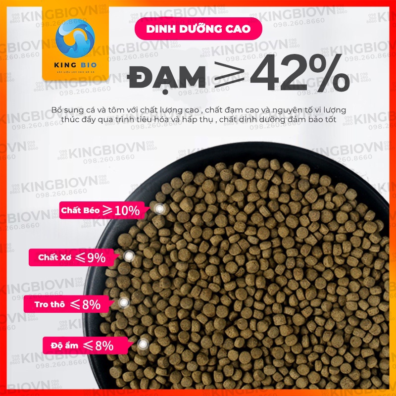 Cám Bessn Goldfish thức ăn giàu đạm, tảo xoắn và Vitamin cho cá vàng hạt 1.5mm Hộp 700ml