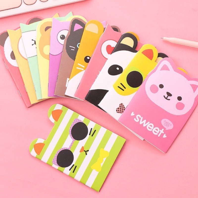 Sổ mini động vật các loại có tai