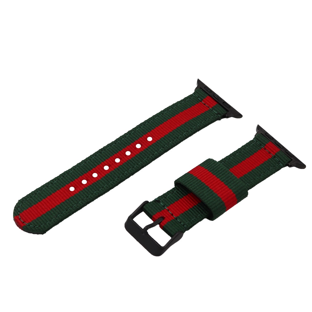 Dây Đeo Bằng Vải Dù Canvas Nylon Cho Đồng Hồ Thông Minh Apple Watch Series 45mm 44mm 40mm 41mm 38mm 42mm Series 8 7 6 5 4 3