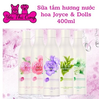  Sữa Tắm Nước Hoa Cho Chó Mèo Joyce & Dolls 400ml chai nguyên-YÊU THÚ CƯNG 