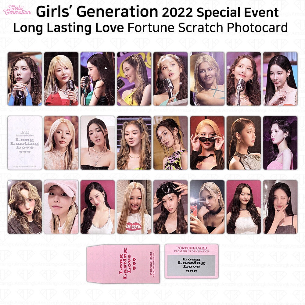 *Có-Sẵn* ẢNH PHOTOCARD SNSD LONG LASTING LOVE FORTUNE CARD SCRATCH CARD CÀO THẺ BO GÓC TAEYEON YOONA