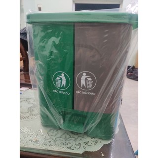 THÙNG RÁC /BẬT RÁC 2 NGĂN ( 8020 )