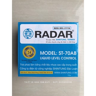 Phao Điện Radar Tự Động Ngắt Nước - Phao điện chống tràn bảo hành 24 tháng ShinTung