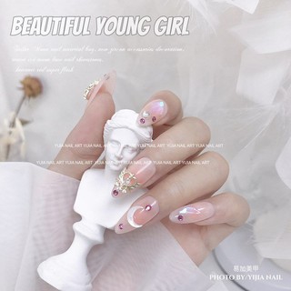 charm đá đỏ nail- gắn móng- trang trí móng tay