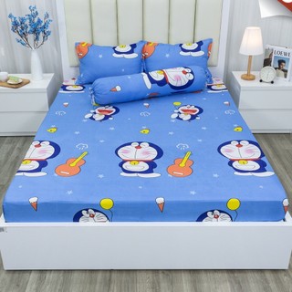 Ga Trải Giường Cotton Poly 1M2 1M6 1M8 Bò Trà Sữa - HappyBedding