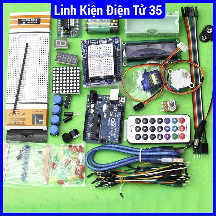 Bộ  kit học tập Arduino V1 full (BH: 6tháng)