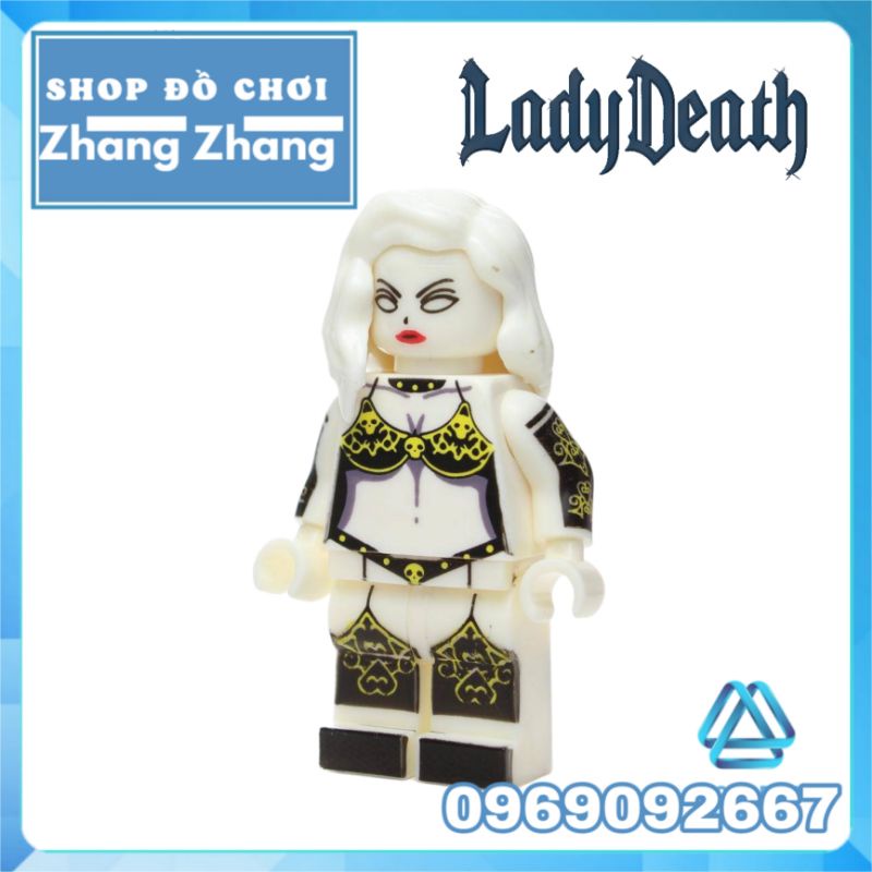 Đồ chơi Xếp hình Lady Death Siêu anh hùng Marvel Minifigures WM377 WM6012