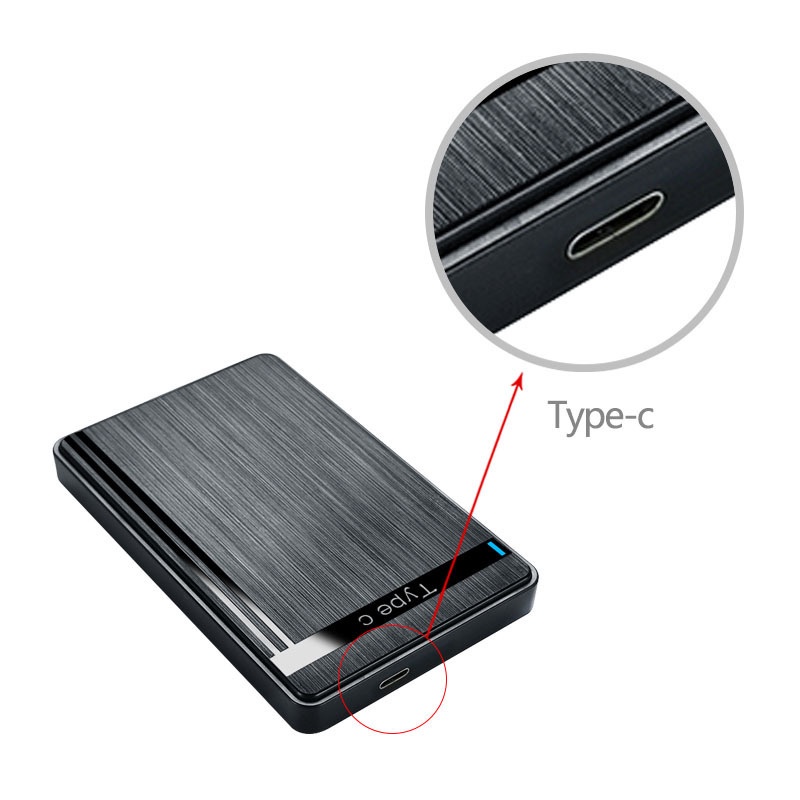 [Siêu Sale] Box ổ cứng Orico 2520C3-BK-EP/ Trong suốt 2.5 inch SATA USB 3.1 Type-C