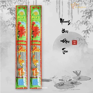 Hương Bài Đậu Tàn Trắng PHƯƠNG BẢO ÂN - Nhang Cao Cấp Thơm Ngát Tự Nhiên - Nguyên Liệu Sạch Chính Hãng An Toàn 33 Nén