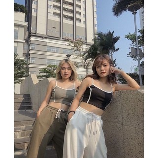 (có bán sỉ,ảnh thật,hoả tốc)🍓ÁO_CROPTOP_2_DÂY_VIỀN🍍