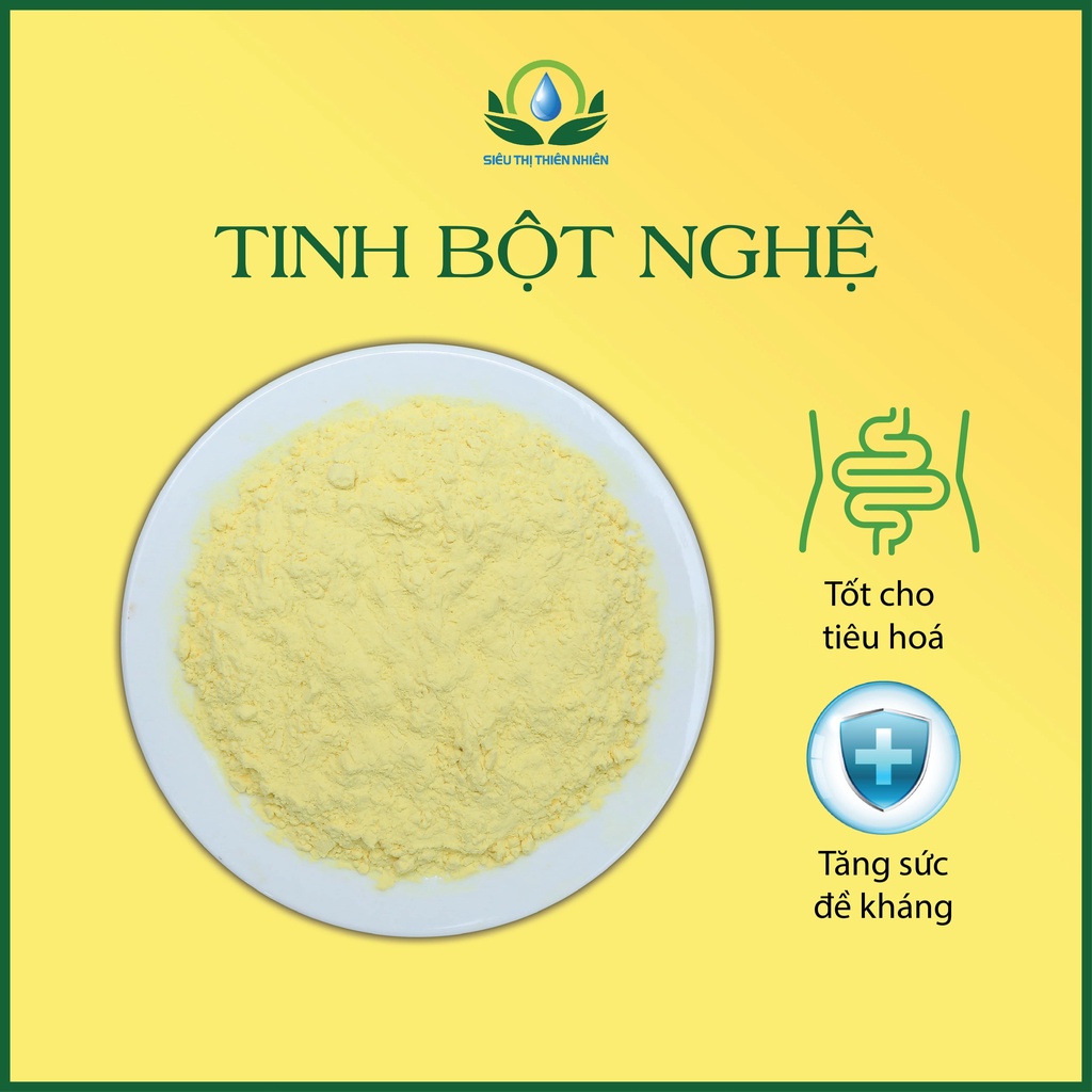 Tinh Bột Nghệ Nguyên Chất - Giảm Đau Dạ Dày, Kiểm Soát Tiểu Đường Tốt - Siêu Thị Thiên Nhiên