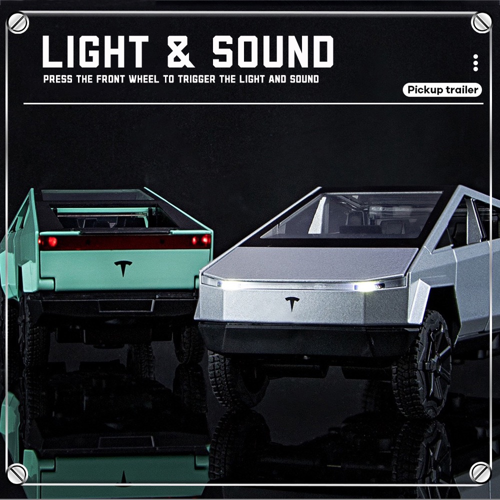 Mô Hình Xe Hơi Tesla Bằng Hợp Kim Có Đèn Và Âm Thanh Tỉ Lệ 1: 32 Làm Quà Sinh Nhật Cho Bé Trai