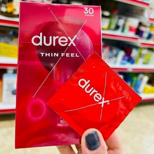 Bao cao su siêu mỏng Durex Fetherlite - Hộp 30 chiếc (HÀNG ÚC CHUẨn)