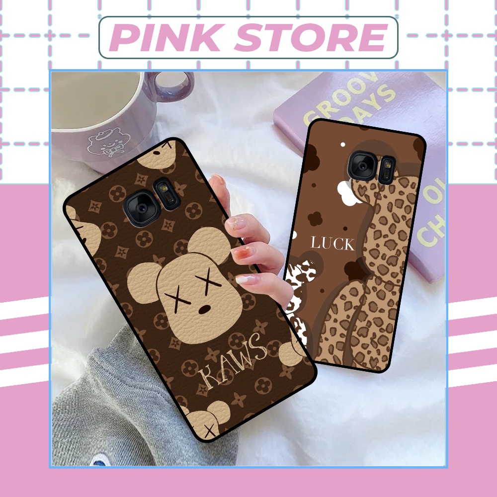Ốp lưng Samsung S6 / S6 Edge / S7 / S7 Edge / Note 5 / Note FE in hình gấu kaws , bearbrick sang chảnh