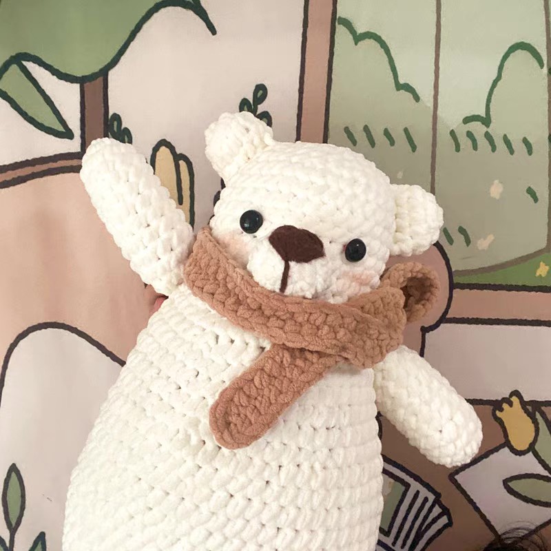 DIY Gói Nguyên Liệu Móc Gấu Cô Đơn - Quà Tặng Handmade Tự Làm [Có hướng dẫn]