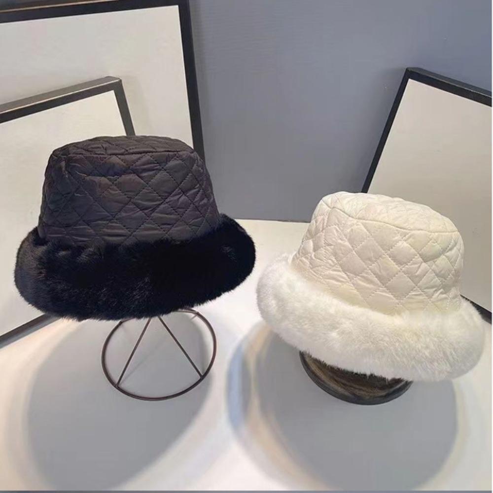 Nón Bucket Chất Liệu Cotton Ấm Áp Thời Trang Cho Nam Nữ