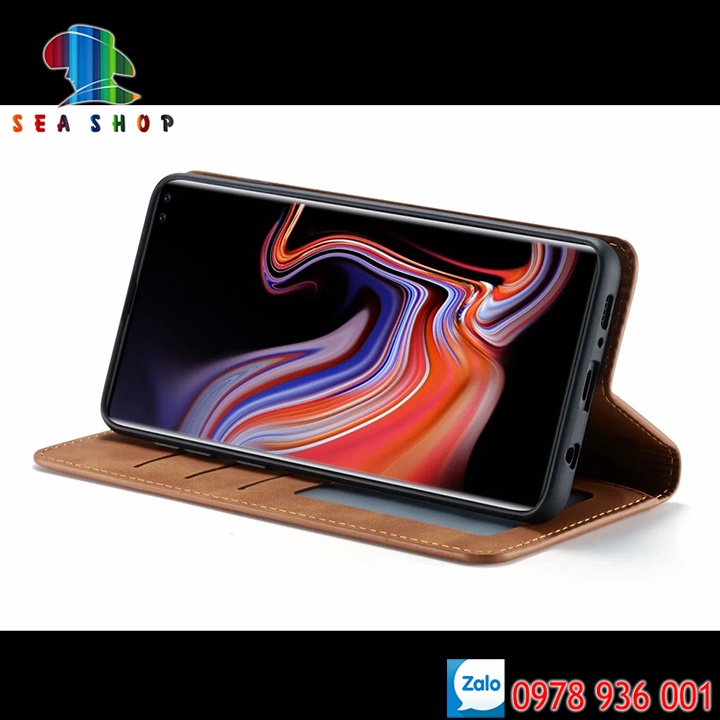 Bao da Samsung S7 và S7 Edge - Thiết kế dạng ví sang trọng - Có ngăn cài thẻ - tien - Nắp gập 2 mặt làm bằng da lộn