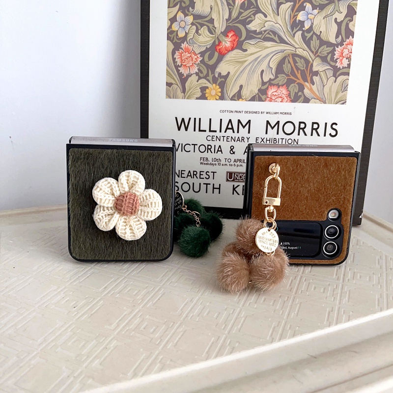 Ốp Điện Thoại Nắp Gập Chống Sốc Có Mặt Dây Hình Hoa Hướng Dương Cho Samsung Galaxy Z Flip 3 5g Flip4