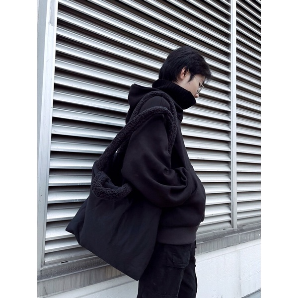 Túi Tote Trần Bông Túi Đeo Chéo Local Brand Cá tính unisex