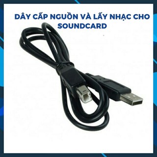 Dây cấp nguồn hoặc lấy nhạc từ máy tính ra soundcard k10, k108, icon pro, dây dài 1.5m, giá 1 dây