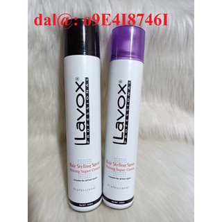 Keo xịt tóc Lavox tạo kiểu cứng/ mềm tóc 420ml