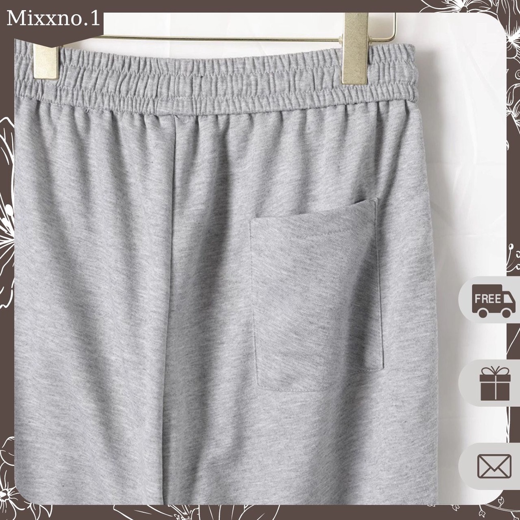 Quần Thun Trơn Nam Nữ Ống Xuông Dáng Dài Basic Chất Tổ Ong Dày Dặn Thời Trang Mixxno.1 QUAN NAM 131