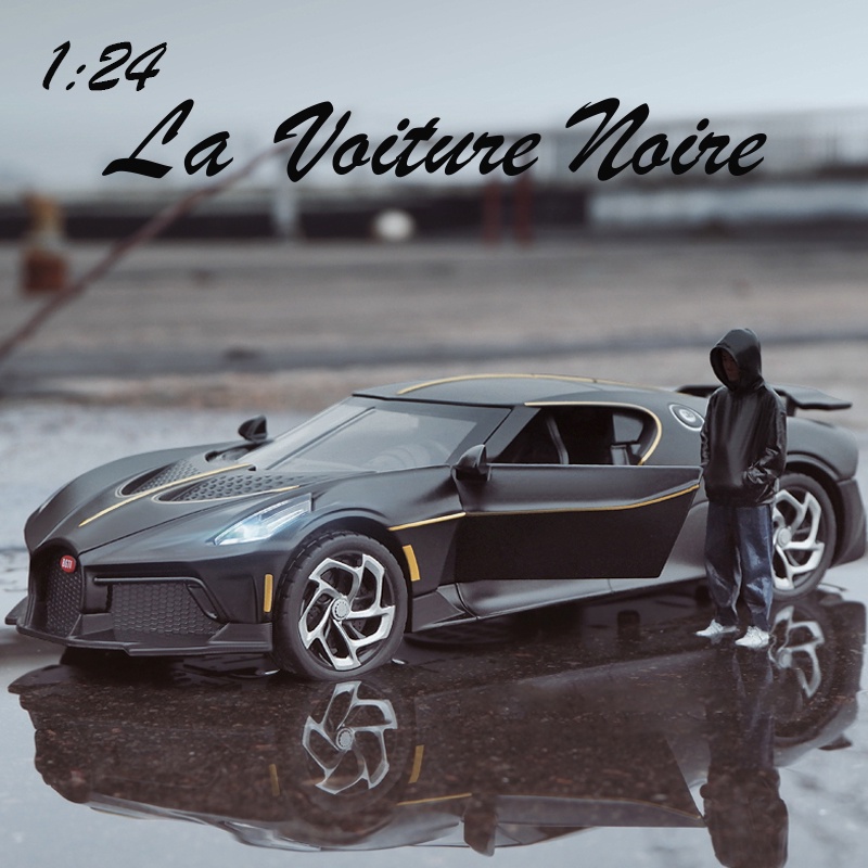 Tỉ Lệ 1: 24 Bugatti La Voiture Noire Hợp Kim Xe Mô Hình Diecast Xe Âm Thanh Ánh Sáng Xe Người Yêu Bộ