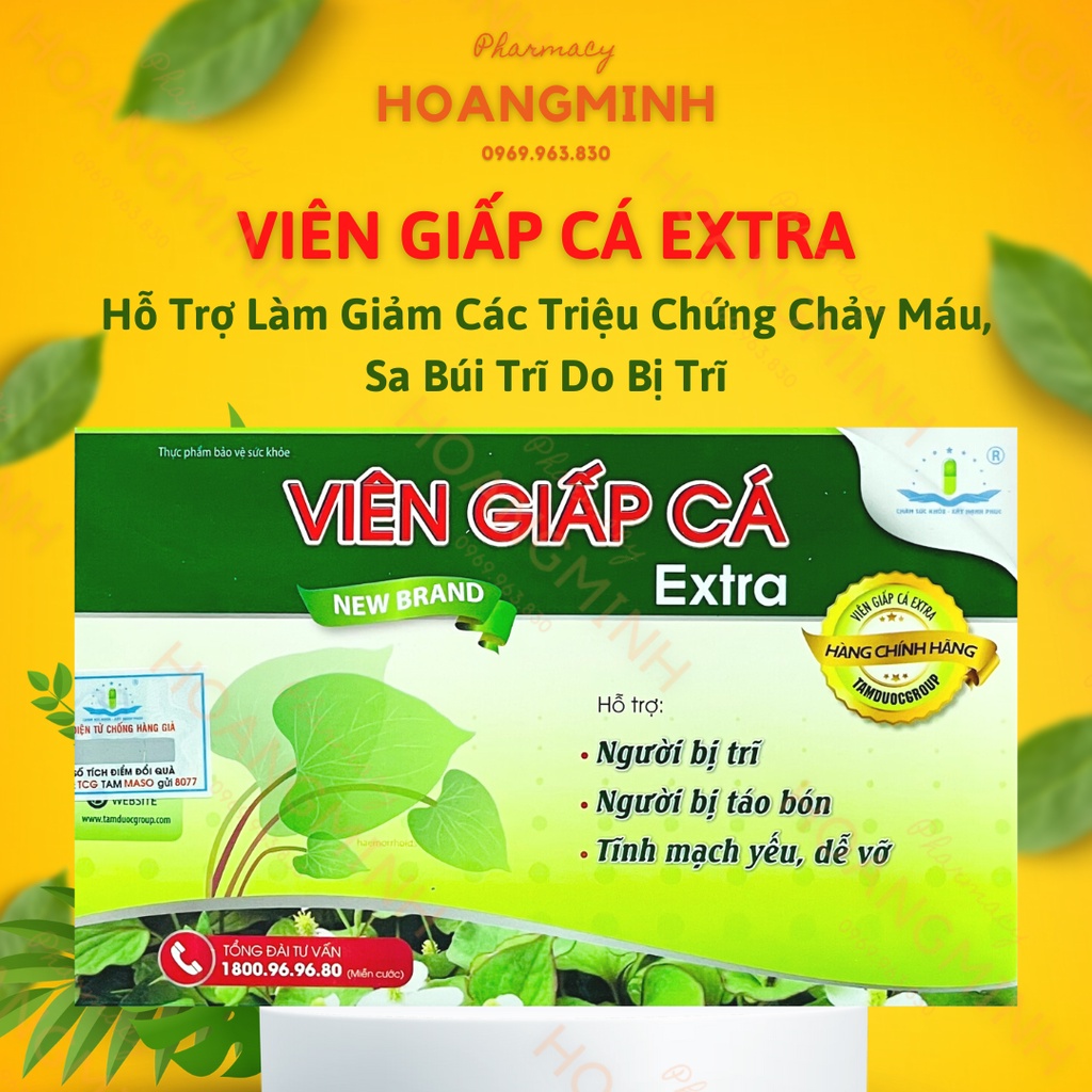 Hỗ Trợ Làm Giảm Các Triệu Chứng Chảy Máu, Sa Búi Trĩ Do Bị Trĩ