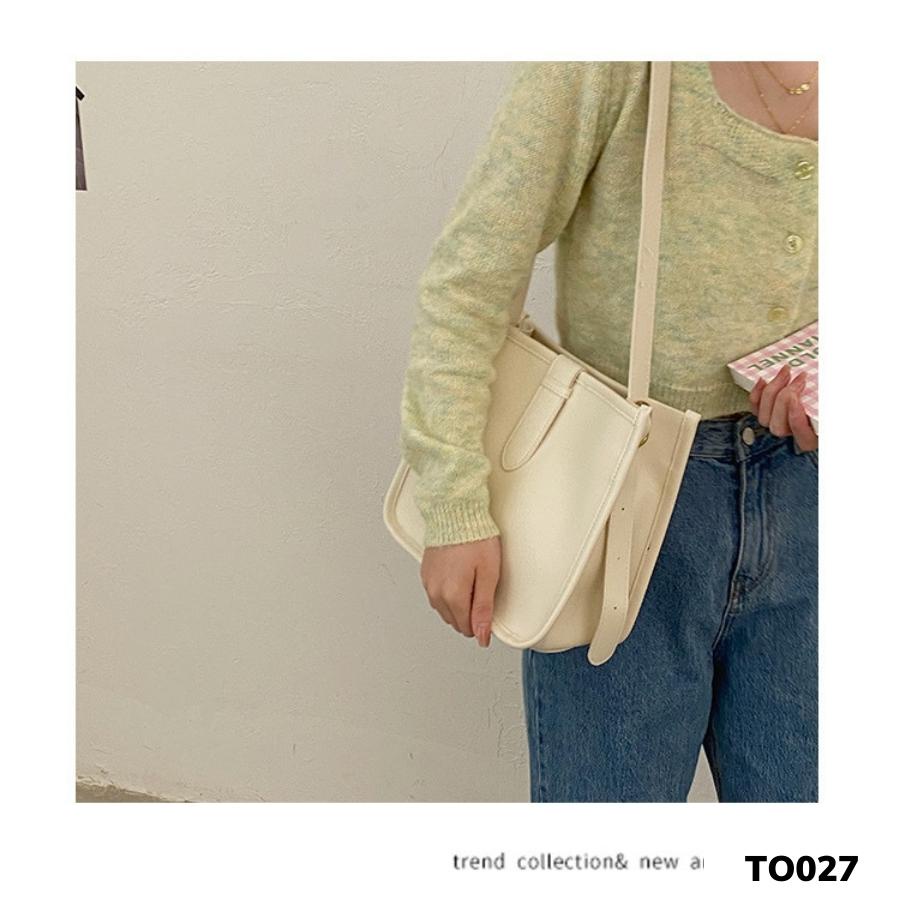 Túi đeo chéo nữ da mini dáng hộp vintage retro đi chơi, Túi xách nữ đi tiệc TO027
