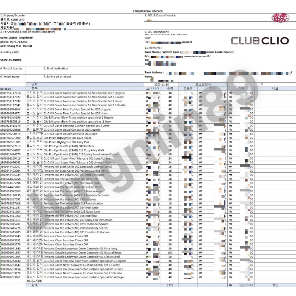 Set Phấn Nước CLIO Kill Cover The New Founwear Cushion SPF50+ PA+++