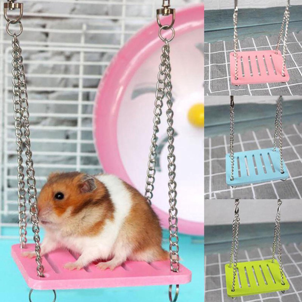 Xích Đu Đồ Chơi Bằng Nhựa PVC Nhiều Màu Sắc Cho Chuột Hamster