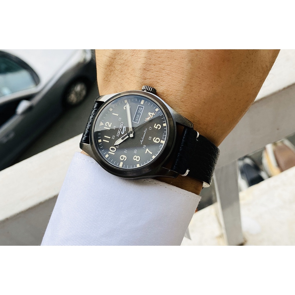 Đồng hồ nam dây da Seiko 5 Field Specialist Automatic SRPG41K1