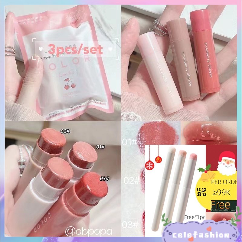 Son Dưỡng Ẩm Nâng Môi Ba Màu Đa Năng CFH