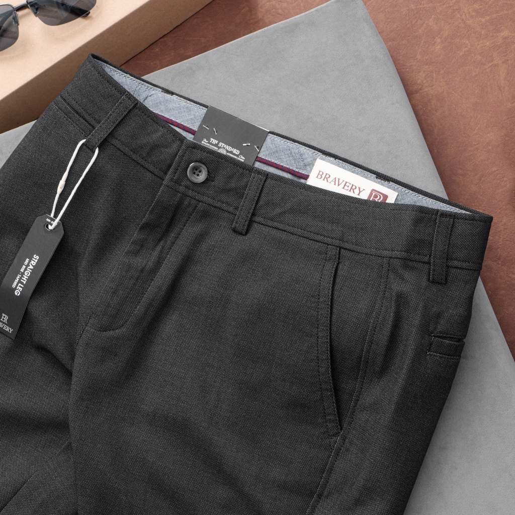 Quần short nam, Quần short linen bố RENDY vải mềm mịn thoáng mát, form regular fit Màu Xám, Đen - MENLUK