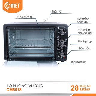 Lò nướng điện đa năng comet cm6510 - phân phối bởi ctcp abma vn showroom 52 hoàng diệu, p13, q4, tphcm